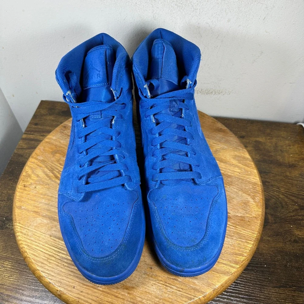 Jordan 1 Retro High Blue Suede Team Royal Mens Sneakers 332550-404 Size 13